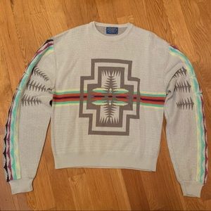 Sweet Pendleton Patterned Sweater
